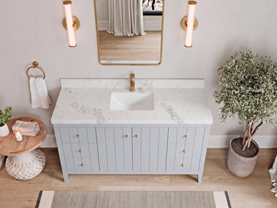 Atlanta 60 in. W x 22 in. D Single Sink Bathroom Vanity