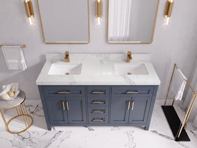 Cambridge 60 in. W x 22 in. D Double Sink Bathroom Vanity