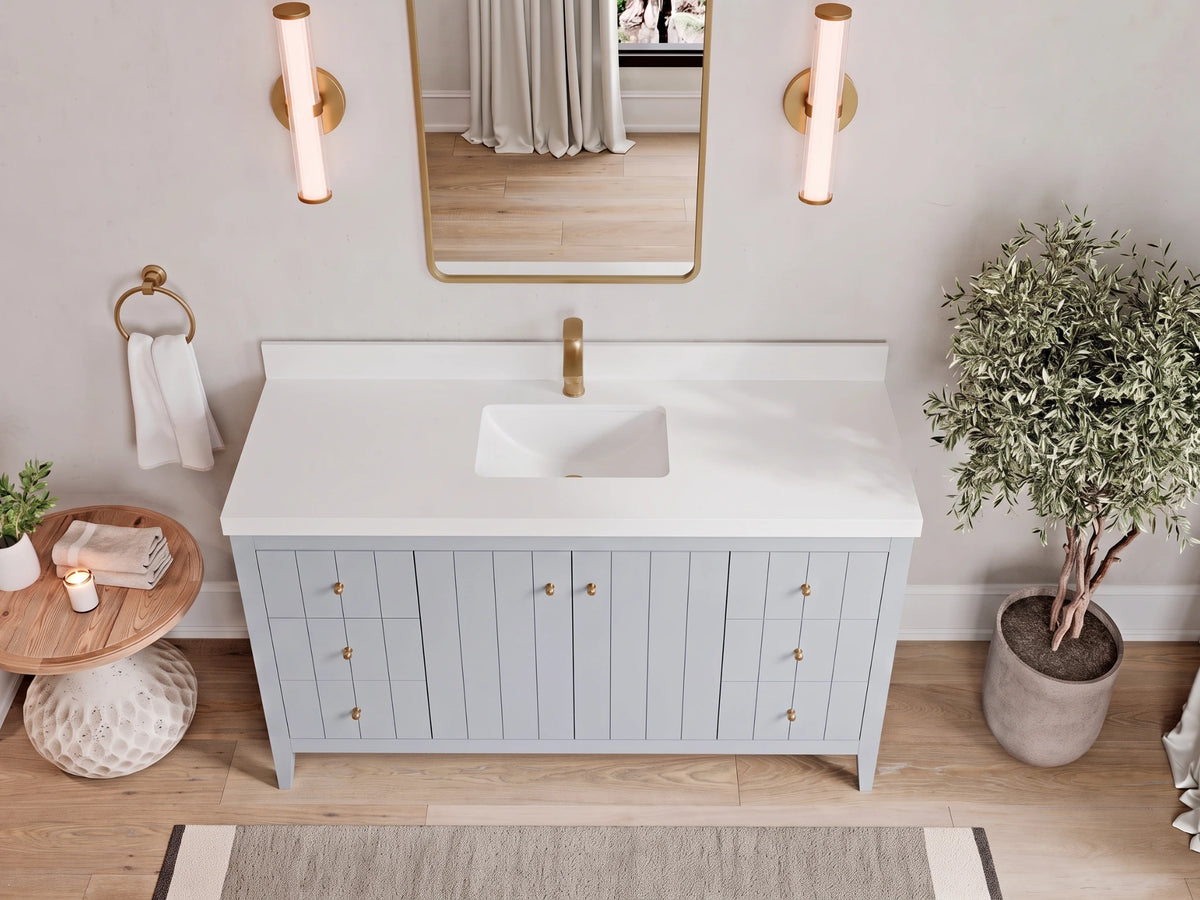Atlanta 60 in. W x 22 in. D Single Sink Bathroom Vanity