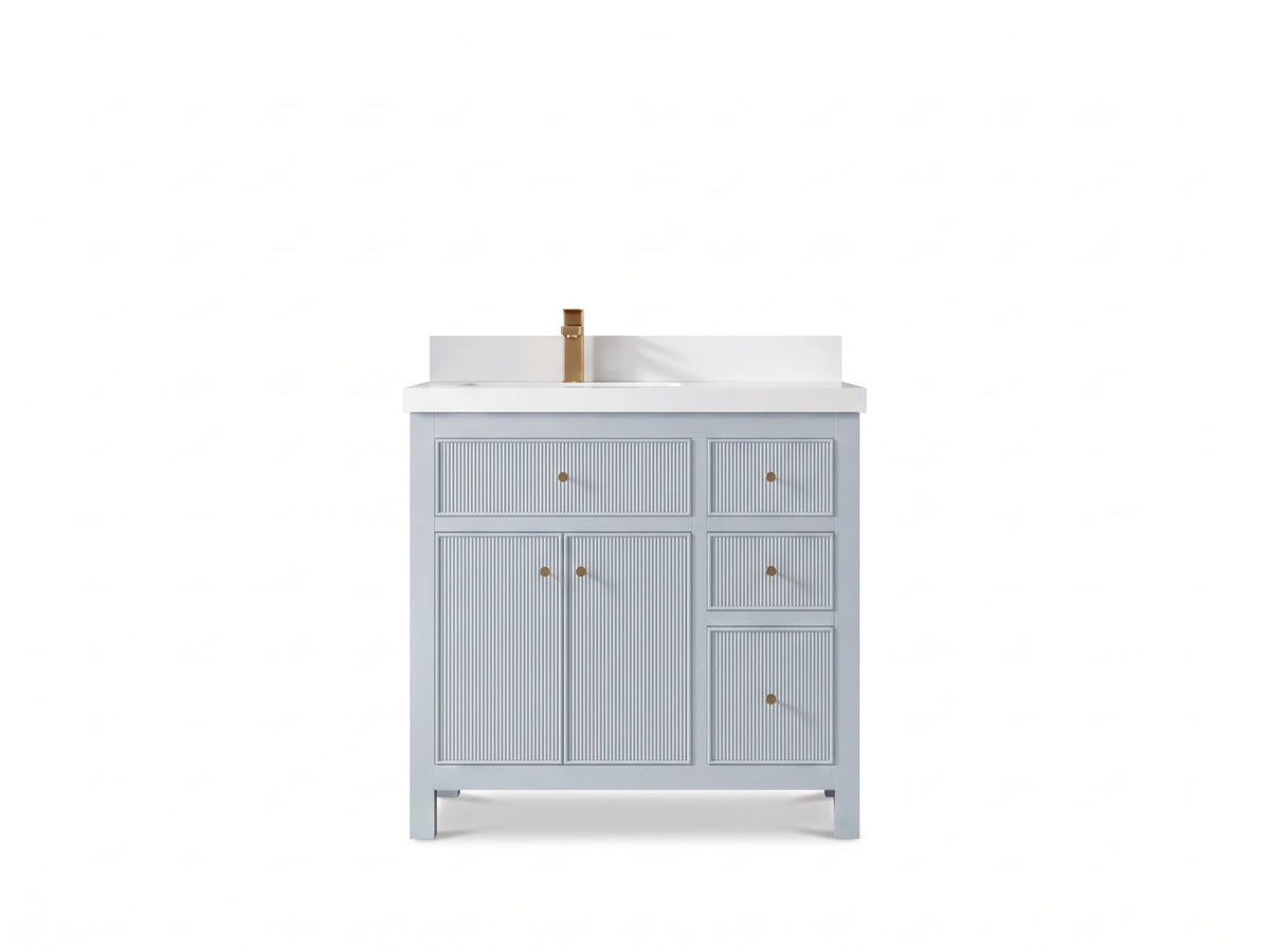 Sonoma 36 in. W x 22 in. D Left Offset Sink Bathroom Vanity