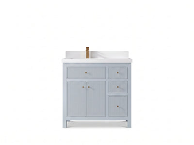 Sonoma 36 in. W x 22 in. D Left Offset Sink Bathroom Vanity