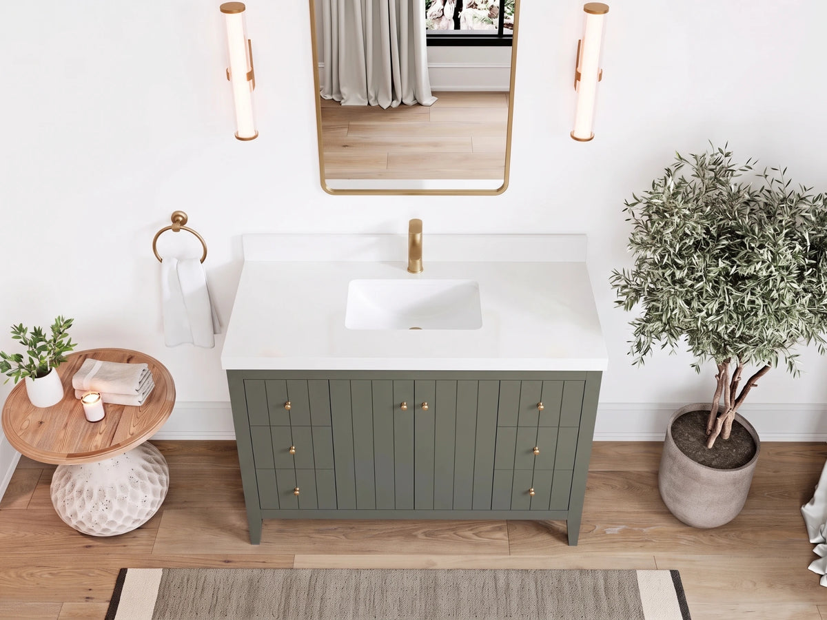 Atlanta 48 in. W x 22 in. D Single Sink Bathroom Vanity