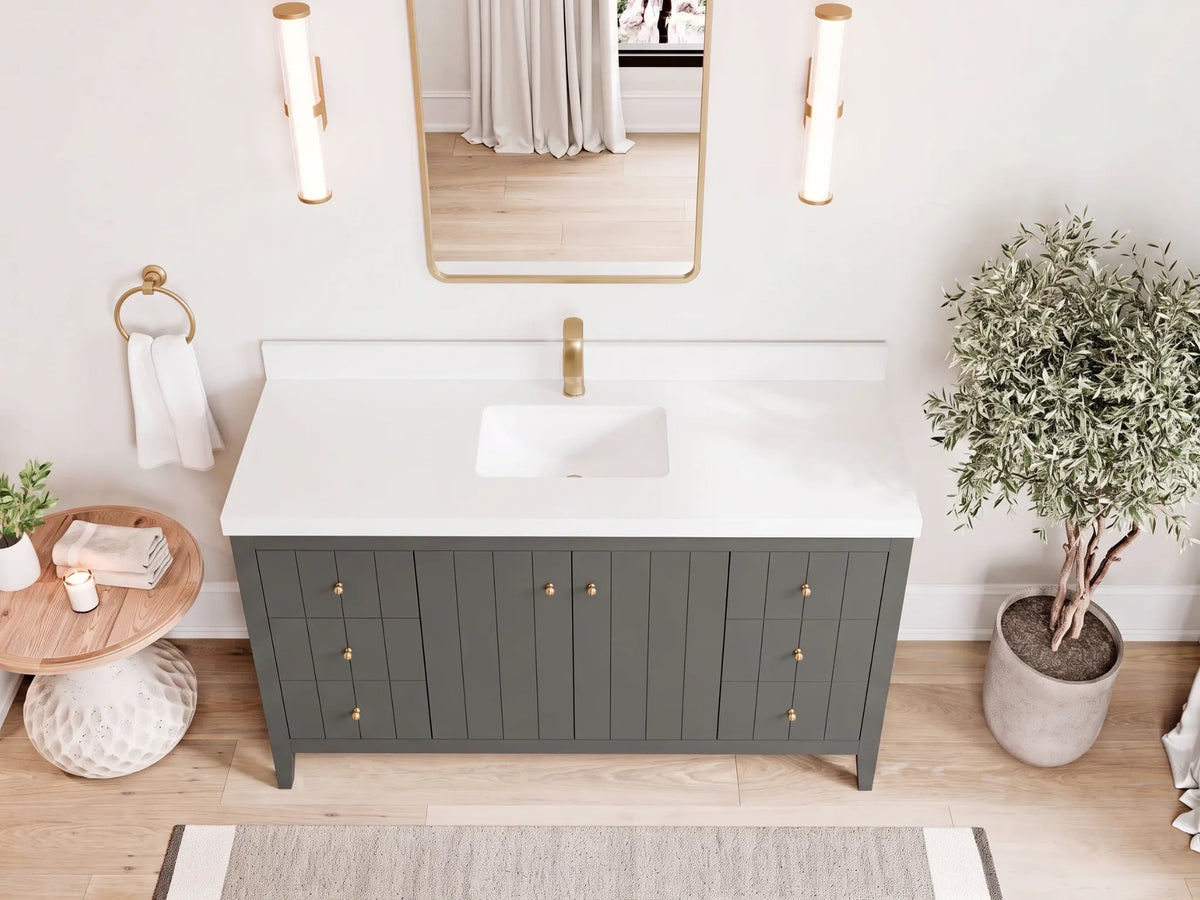 Atlanta 60 in. W x 22 in. D Single Sink Bathroom Vanity