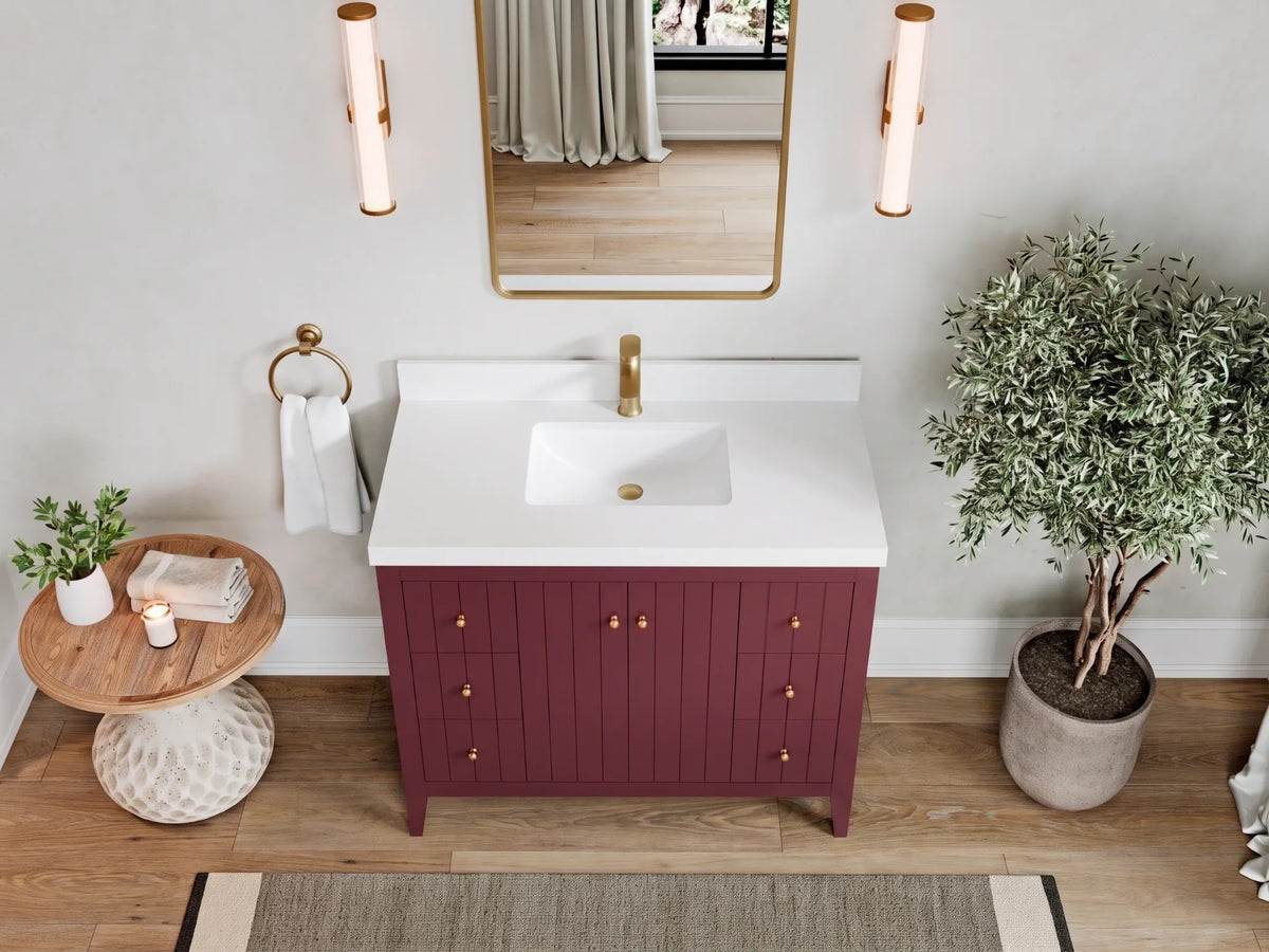 Atlanta 42 in. W x 22 in. D Single Sink Bathroom Vanity