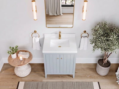 Atlanta 30 in. W x 22 in. D Single Sink Bathroom Vanity