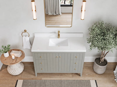 Atlanta 48 in. W x 22 in. D Single Sink Bathroom Vanity