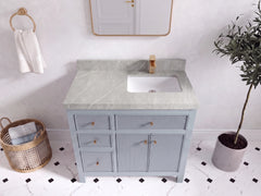 Sonoma 36 in. W x 22 in. D Right Offset Sink Bathroom Vanity - photo 18