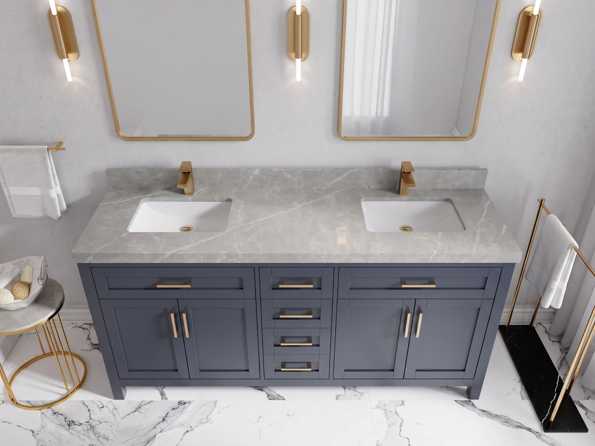 Cambridge 72 in. W x 22 in. D Double Sink Bathroom Vanity