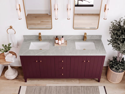 Atlanta 60 in. W x 22 in. D Double Sink Bathroom Vanity