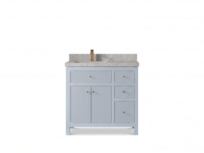Sonoma 36 in. W x 22 in. D Left Offset Sink Bathroom Vanity