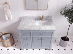 Sonoma 36 in. W x 22 in. D Right Offset Sink Bathroom Vanity - photo 12