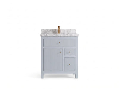 Sonoma 30 in W x 22 in D Reeded Free Standing Single Sink Bathroom Vanity