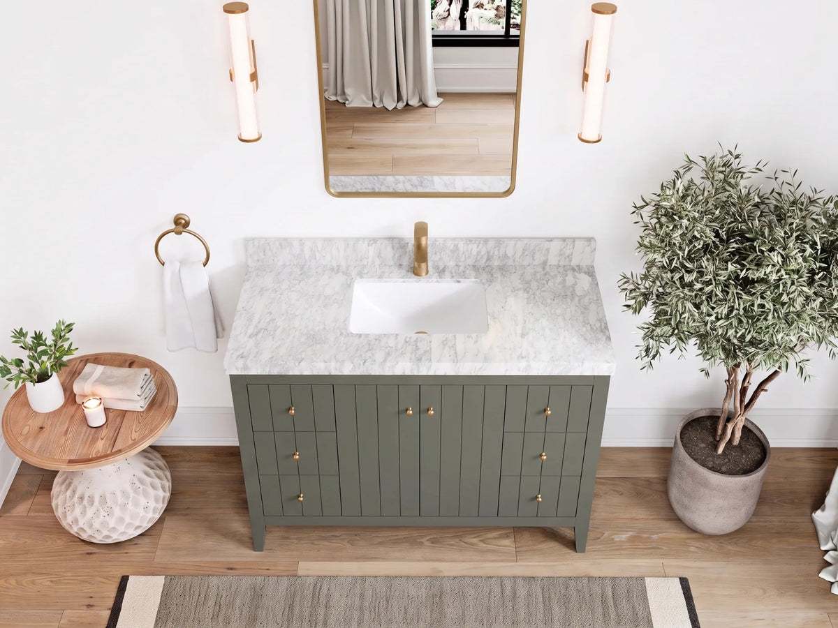 Atlanta 48 in. W x 22 in. D Single Sink Bathroom Vanity