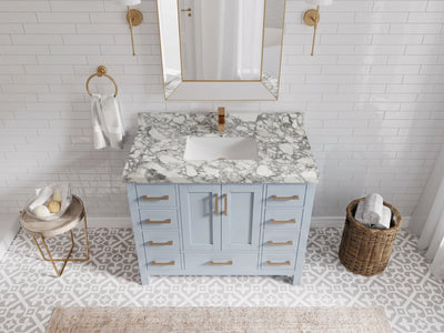 Malibu 42 in. W x 22 in. D Single Sink Bathroom Vanity