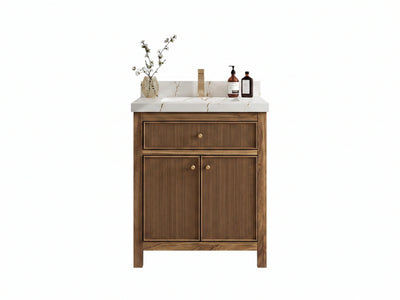 Sonoma Teak Wood 30 in. W x 22 in. D Single Sink Bathroom Vanity