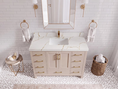 Malibu 48 in. W x 22 in. D Single Sink Bathroom Vanity