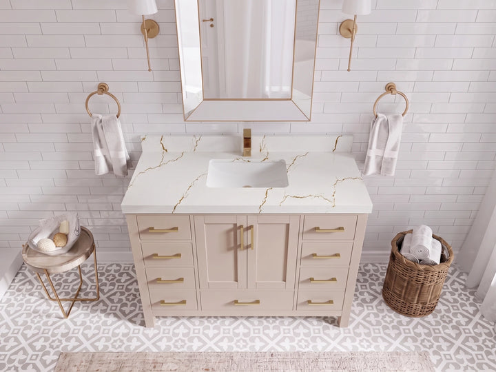Malibu 48 in. W x 22 in. D Single Sink Bathroom Vanity - photo 4