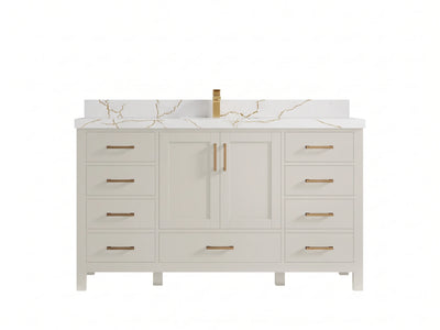 Malibu 60 in. W x 22 in. D Single Sink Bathroom Vanity