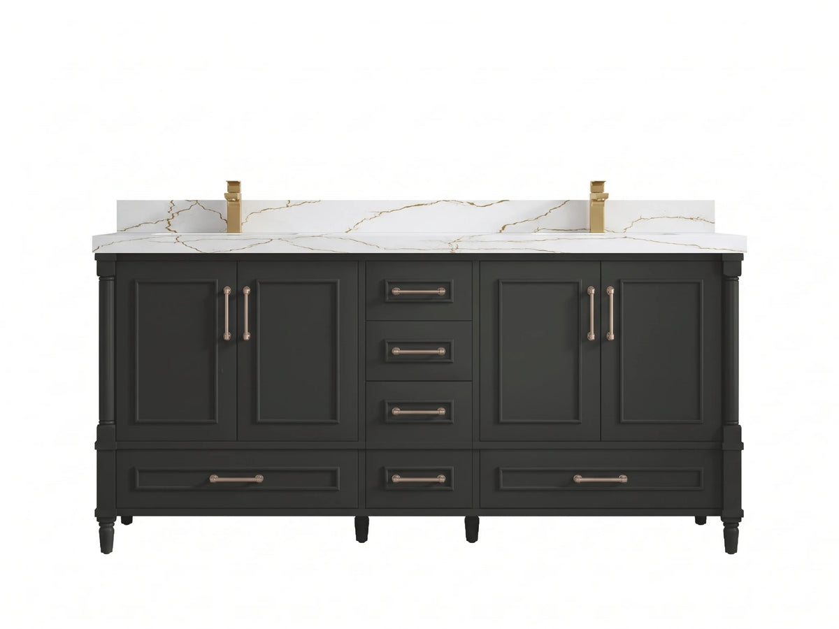 Aberdeen 72 in. W x 22 in. D Double Sink Bathroom Vanity