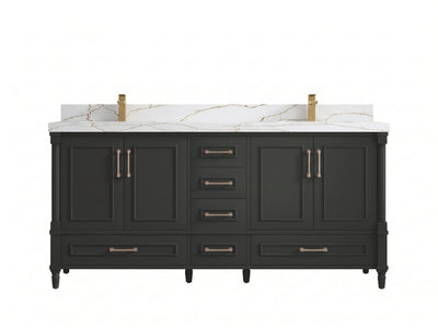Aberdeen 72 in. W x 22 in. D Double Sink Bathroom Vanity