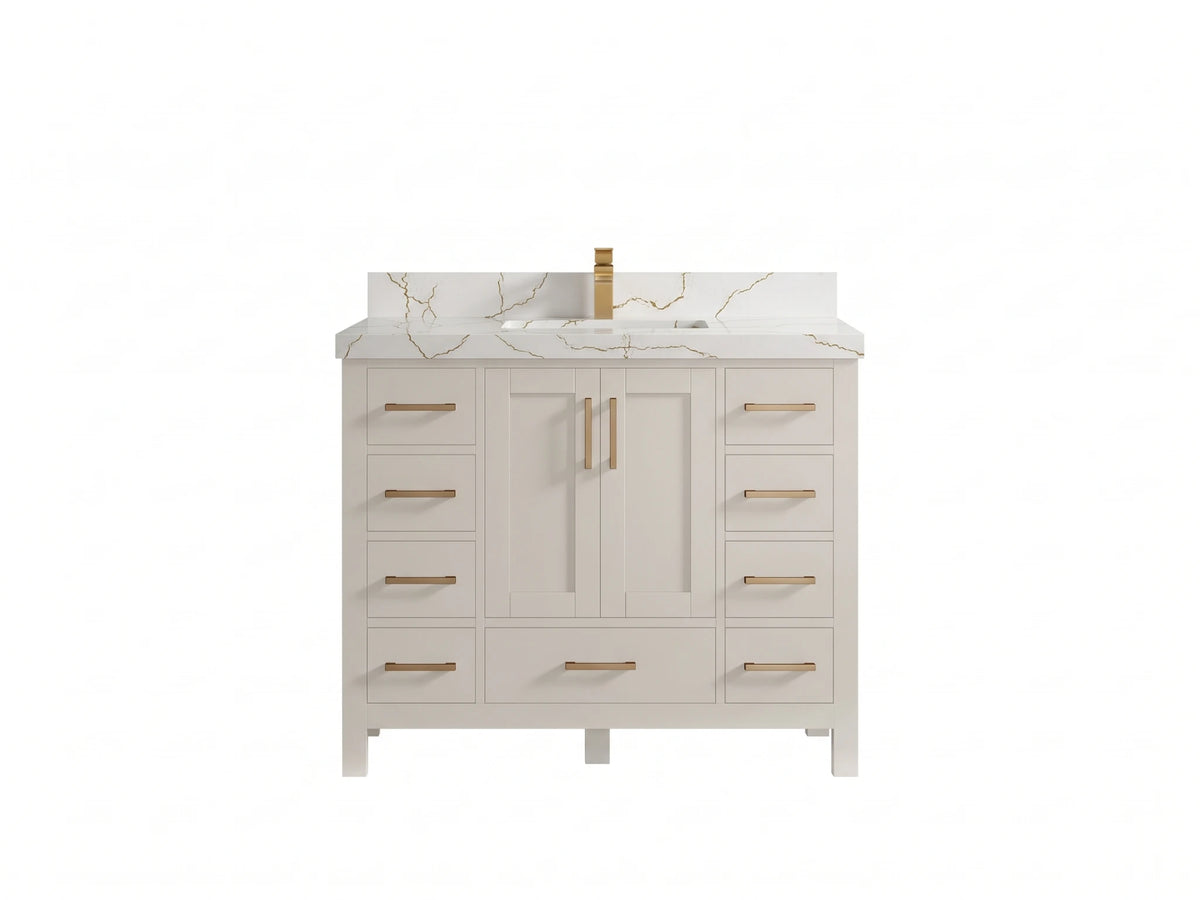 Malibu 42 in. W x 22 in. D Single Sink Bathroom Vanity