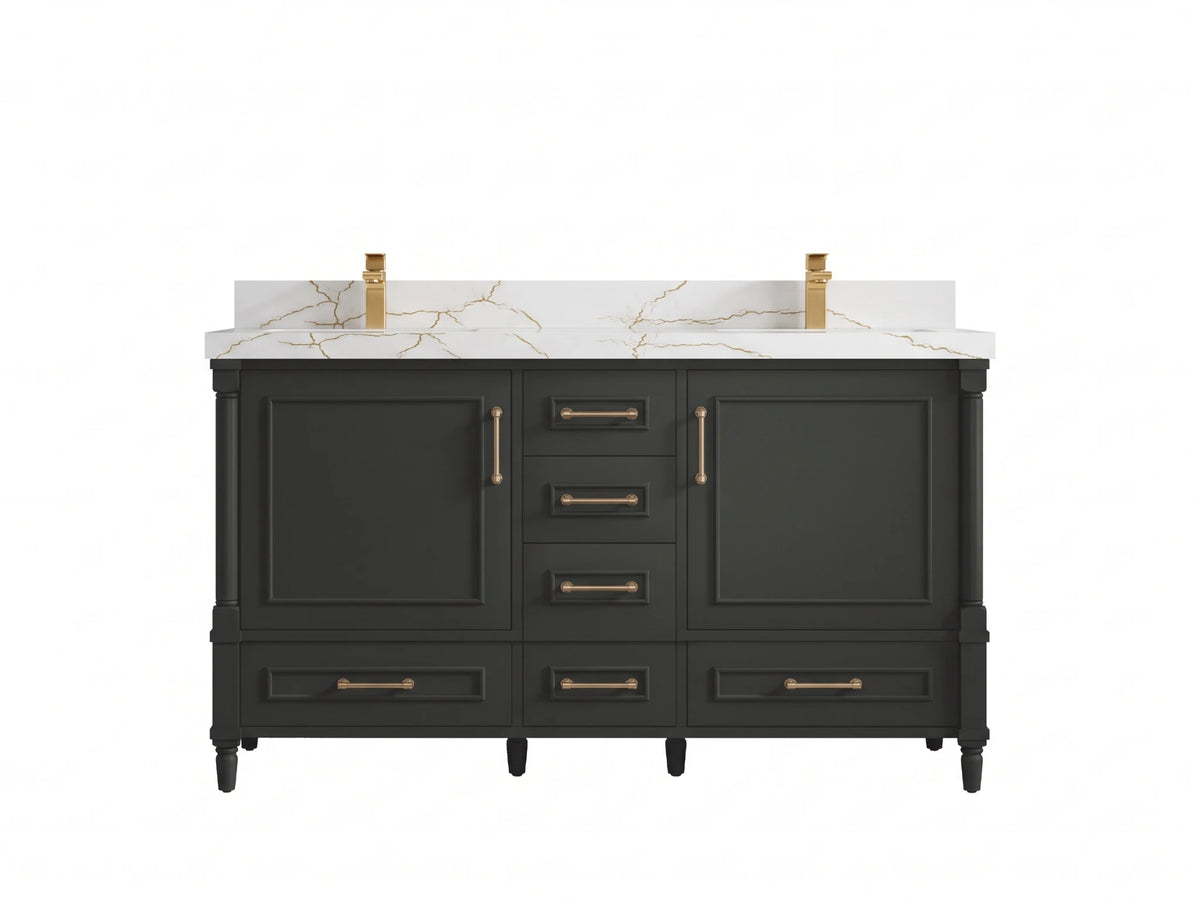 Aberdeen 60 in. W x 22 in. D Double Sink Bathroom Vanity