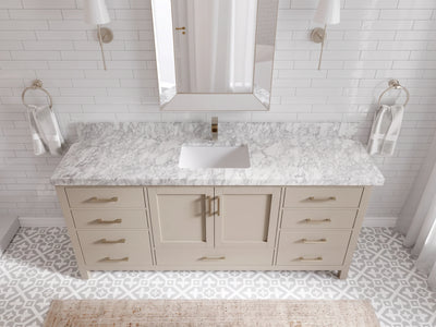 Malibu 72 in. W x 22 in. D Single Sink Bathroom Vanity
