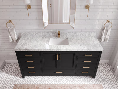 Malibu 72 in. W x 22 in. D Single Sink Bathroom Vanity