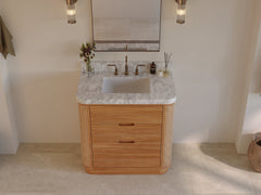 Ventura Teak 36 in. W x 22 in. D Center Sink Bathroom Vanity - photo 8