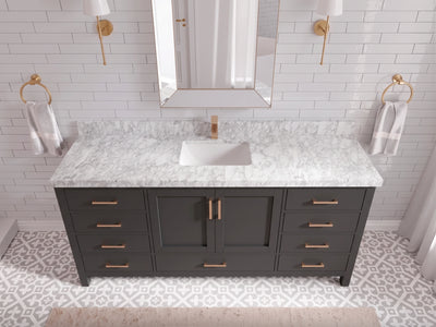 Malibu 72 in. W x 22 in. D Single Sink Bathroom Vanity