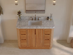 Ventura Teak 48 in. W x 22 in. D Single Sink Bathroom Vanity - photo 8