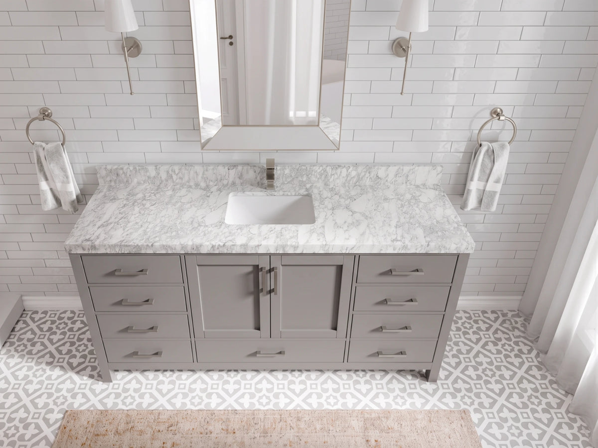 Malibu 72 in. W x 22 in. D Single Sink Bathroom Vanity