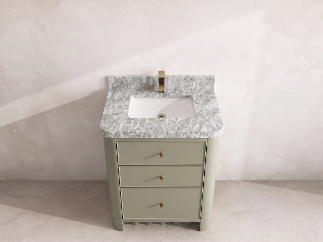 Orlando 30 in. W x 22 in. D Single Sink Bathroom Vanity | 
              
                Evergreen
                
                  
             - ORL_EGN_CA_LZ_30 - photo №7