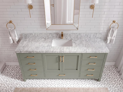 Malibu 72 in. W x 22 in. D Single Sink Bathroom Vanity