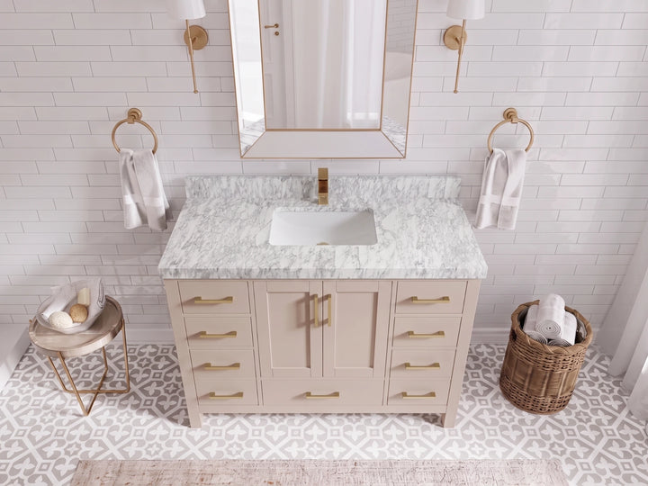 Malibu 48 in. W x 22 in. D Single Sink Bathroom Vanity - photo 5