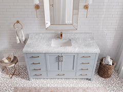 Malibu 60 in. W x 22 in. D Single Sink Bathroom Vanity - photo 6