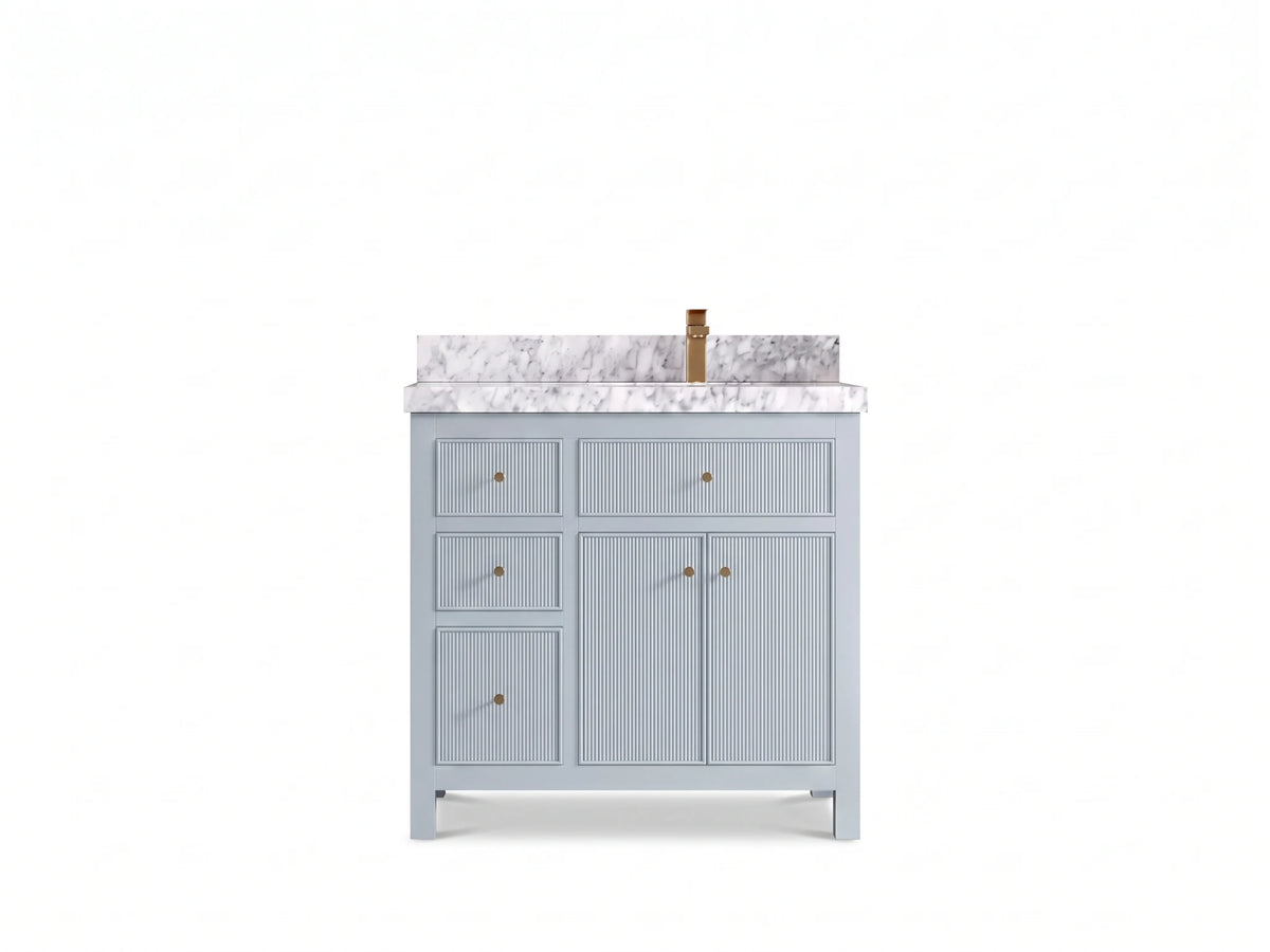 Sonoma 36 in. W x 22 in. D Right Offset Sink Bathroom Vanity