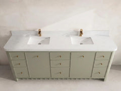 Orlando 84 in. W x 22 in. D Double Sink Bathroom Vanity - photo 13