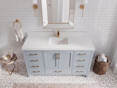 Malibu 60 in. W x 22 in. D Single Sink Bathroom Vanity - photo 7