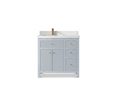 Sonoma 36 in. W x 22 in. D Left Offset Sink Bathroom Vanity