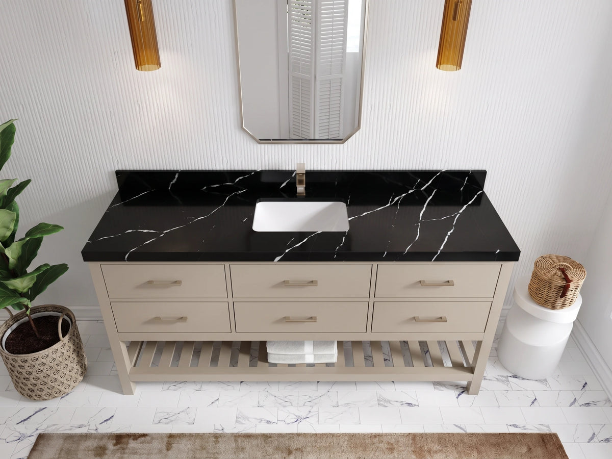 Parker 72 in. W x 22 in. D Single Sink Bathroom Vanity