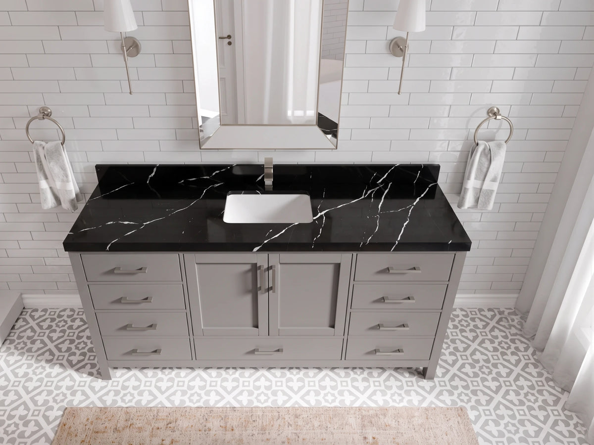 Malibu 72 in. W x 22 in. D Single Sink Bathroom Vanity