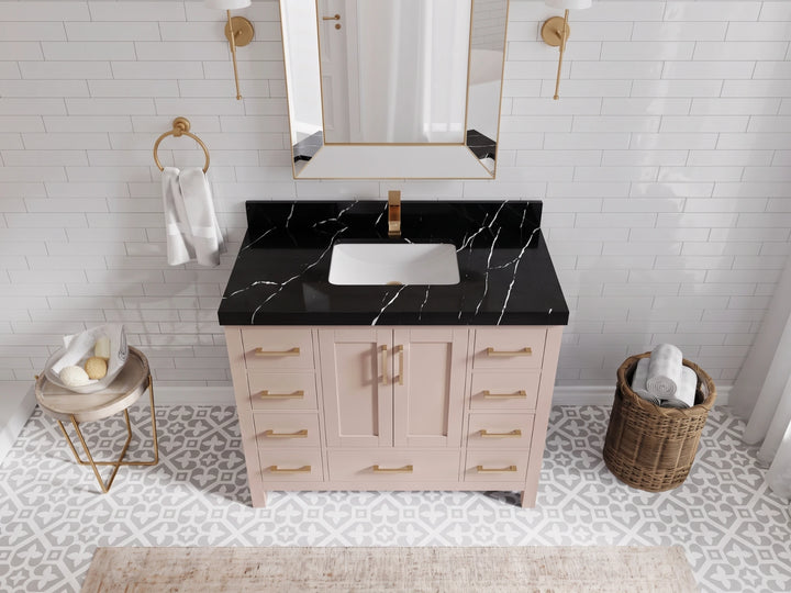Malibu 42 in. W x 22 in. D Single Sink Bathroom Vanity - photo 8