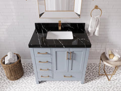 Malibu 36 in. W x 22 in. D with Center Sink Bathroom Vanity - photo 7