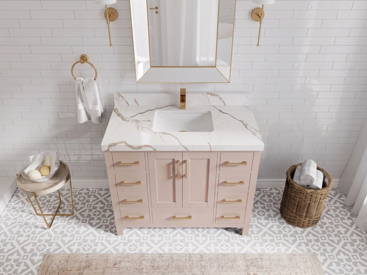 Malibu 42 in. W x 22 in. D Single Sink Bathroom Vanity - photo 9