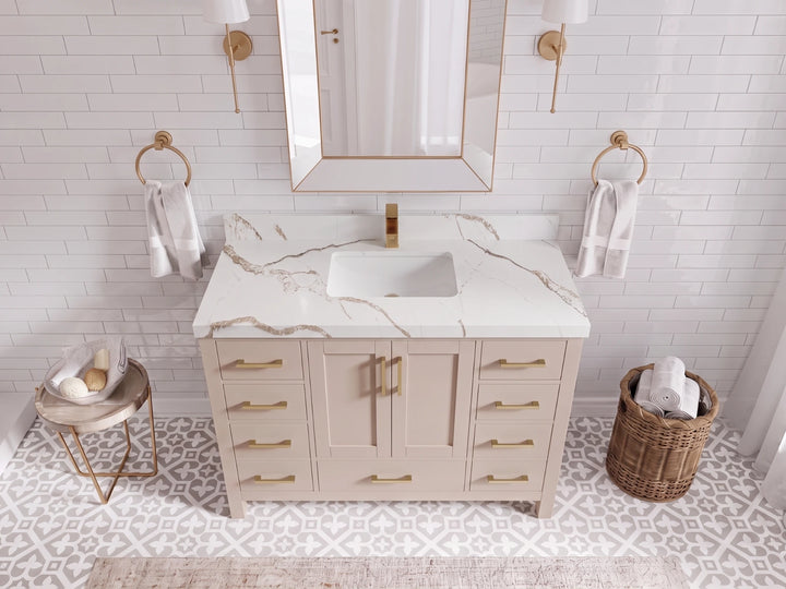 Malibu 48 in. W x 22 in. D Single Sink Bathroom Vanity - photo 8