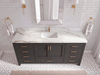 Malibu 72 in. W x 22 in. D Single Sink Bathroom Vanity