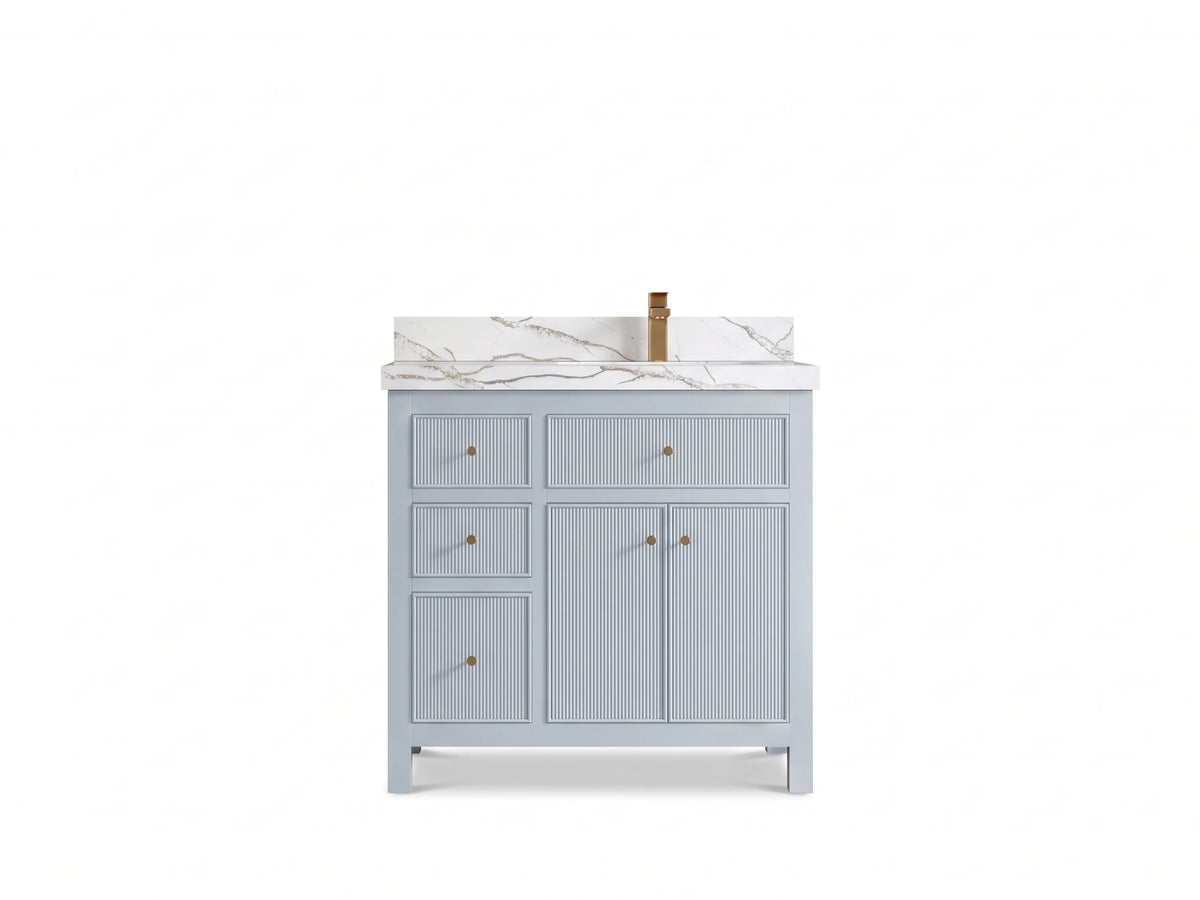 Sonoma 36 in. W x 22 in. D Right Offset Sink Bathroom Vanity