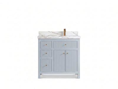 Sonoma 36 in. W x 22 in. D Right Offset Sink Bathroom Vanity