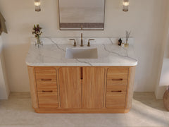 Ventura Teak 60 in. W x 22 in. D Single Sink Bathroom Vanity - photo 8